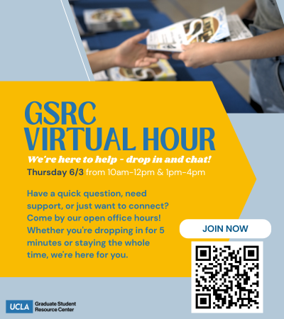 small GSRC virtual office hours flyer