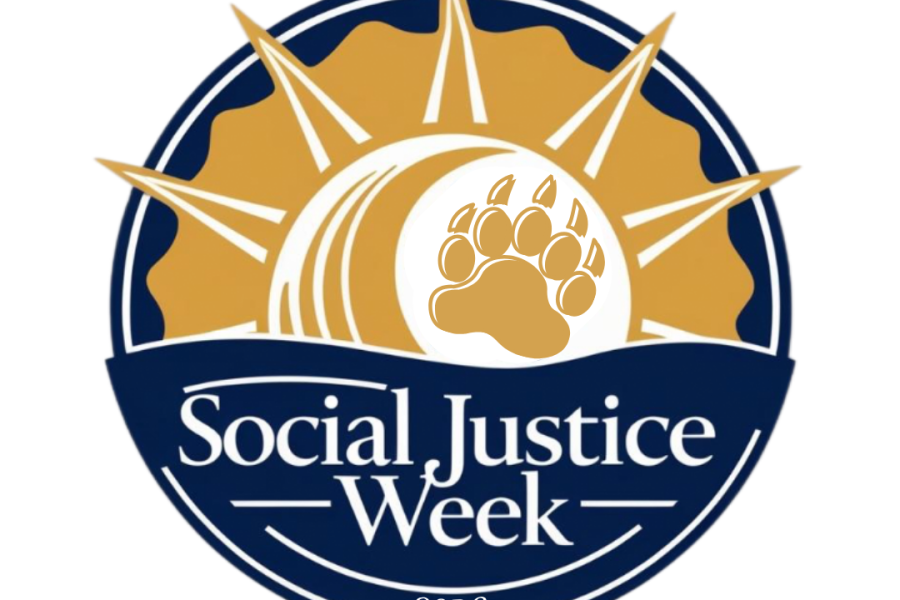 social justice week with bear paw inside sun and moon